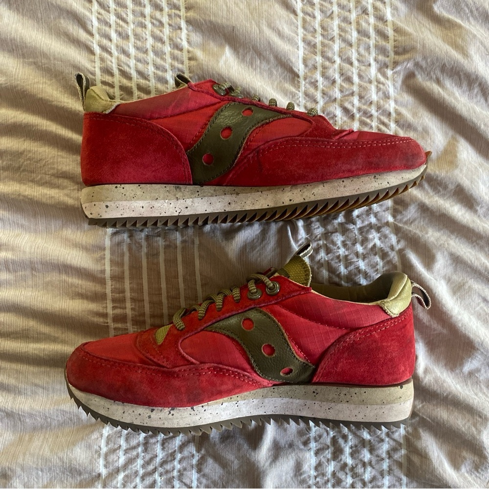 Saucony Jazz 81 Peak Premium Red Green Men’s 5.5